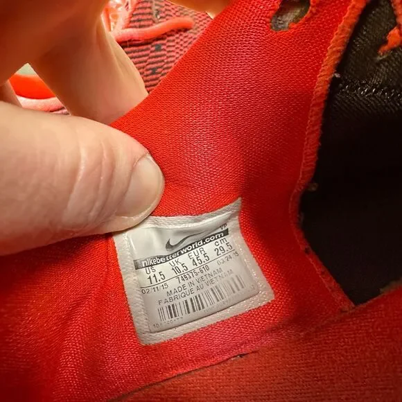 Nike KD 8 Kevin Durant 749375-610 Basketball Bright Crimson Shoes Mens Size 11.5 - Picture 10 of 12